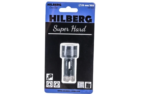 Коронка алмазная 20 мм Hilberg Super Hard M14