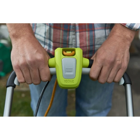 фото электрическая газонокосилка ryobi rlm13e33s